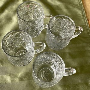 COPY - Princess House Fantasia coffee mugs set of 4